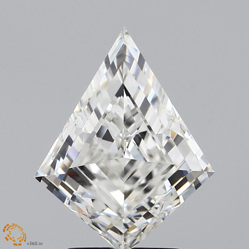 3.05 Carat Kite Lab Grown Diamond, Excellent Polish, F Color, VS1 Clarity