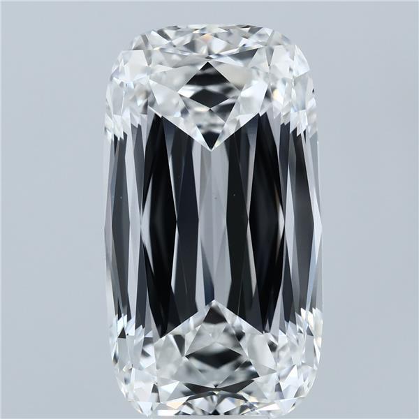 11.74 Carat Long Criss Lab Grown Diamond, Excellent Polish, D Color, VS1 Clarity
