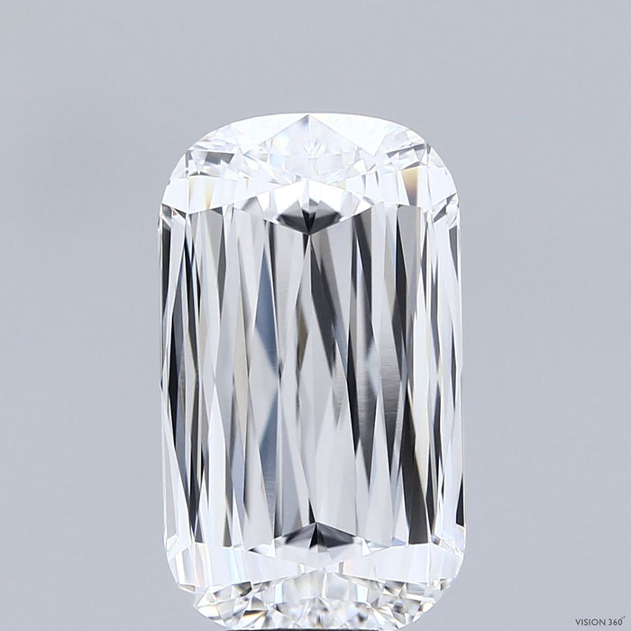 5.71 Carat Long Criss Lab Grown Diamond, Excellent Polish, E Color, VVS2 Clarity