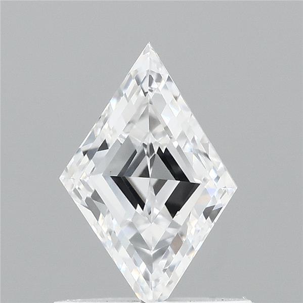 0.83 Carat Lozenge Lab Grown Diamond, Excellent Polish, D Color, VVS2 Clarity