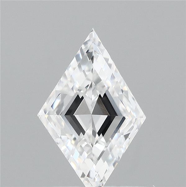 0.87 Carat Lozenge Lab Grown Diamond, Excellent Polish, D Color, VVS2 Clarity