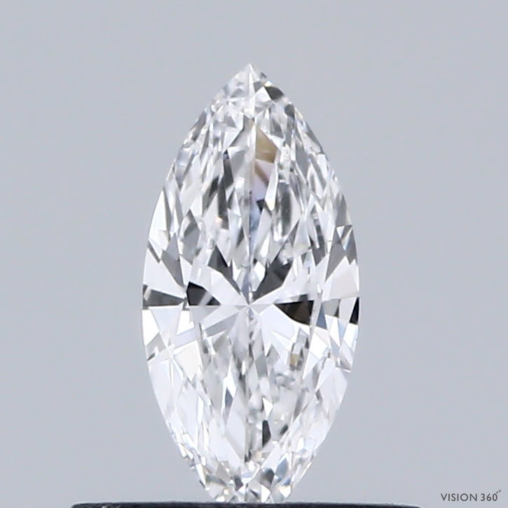 0.32 Carat Marquise Lab Grown Diamond, Very Good Polish, D Color, VVS2 Clarity
