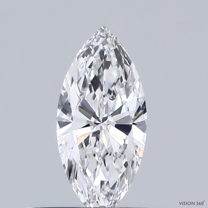 0.34 Carat Marquise Lab Grown Diamond, Very Good Polish, D Color, VVS2 Clarity