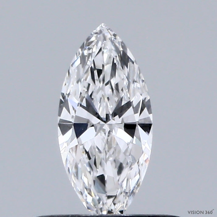 0.34 Carat Marquise Lab Grown Diamond, Very Good Polish, E Color, VVS2 Clarity