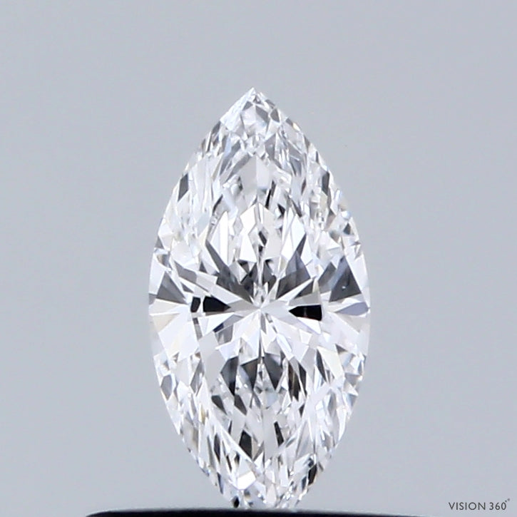 0.35 Carat Marquise Lab Grown Diamond, Very Good Polish, D Color, VVS1 Clarity