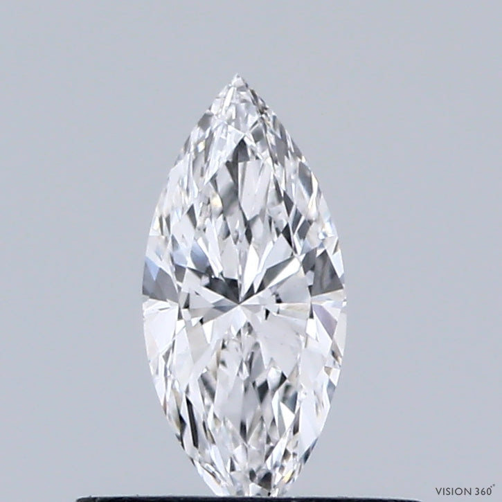 0.35 Carat Marquise Lab Grown Diamond, Very Good Polish, D Color, VVS2 Clarity