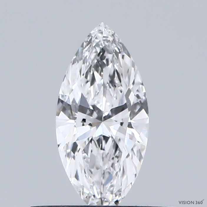 0.35 Carat Marquise Lab Grown Diamond, Very Good Polish, D Color, VVS2 Clarity