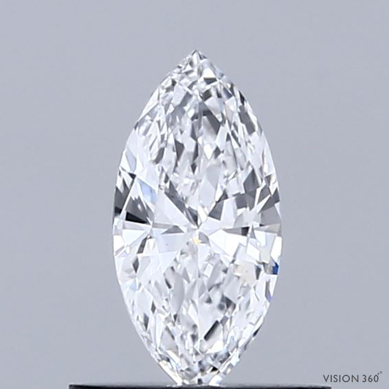 0.40 Carat Marquise Lab Grown Diamond, Very Good Polish, D Color, VS1 Clarity