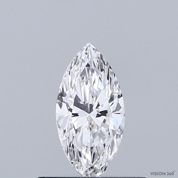0.43 Carat Marquise Lab Grown Diamond, Very Good Polish, E Color, VVS2 Clarity