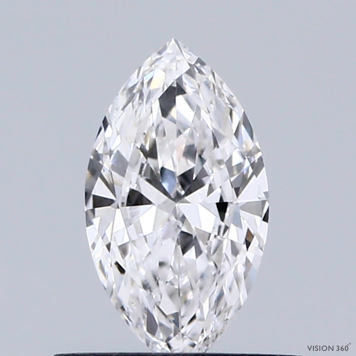 0.44 Carat Marquise Lab Grown Diamond, Very Good Polish, D Color, VS1 Clarity