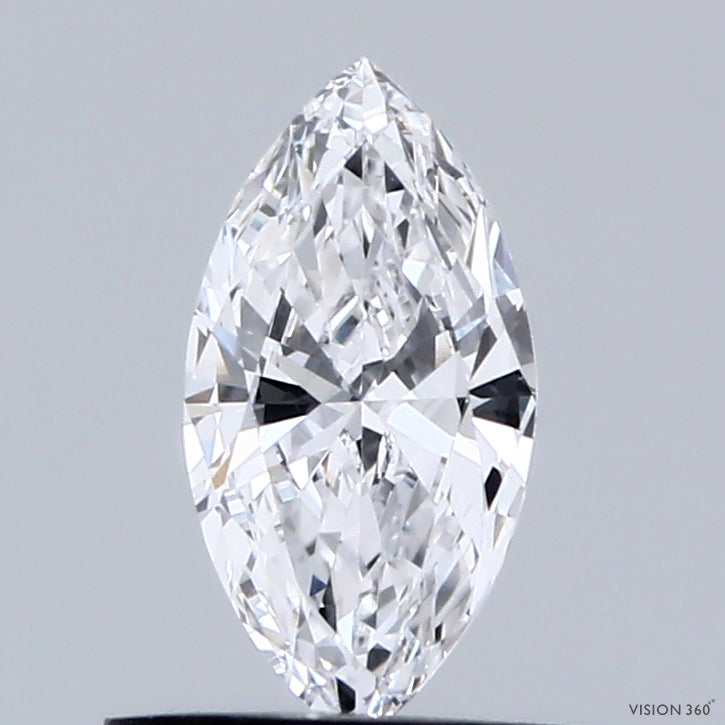 0.44 Carat Marquise Lab Grown Diamond, Very Good Polish, D Color, VVS1 Clarity