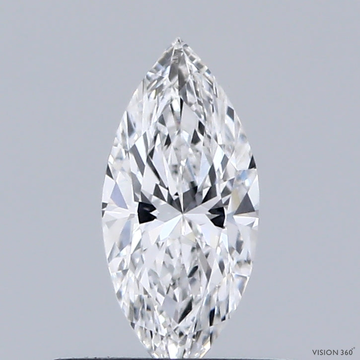 0.47 Carat Marquise Lab Grown Diamond, Very Good Polish, E Color, VVS1 Clarity