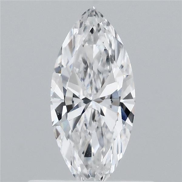 0.48 Carat Marquise Lab Grown Diamond, Very Good Polish, D Color, VS1 Clarity