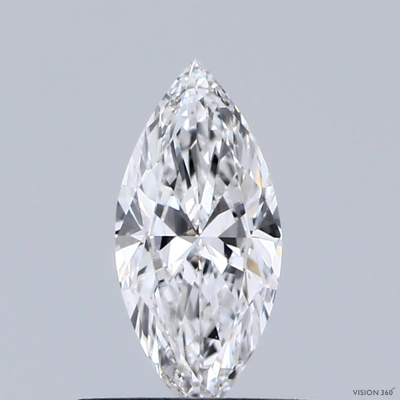 0.48 Carat Marquise Lab Grown Diamond, Very Good Polish, E Color, VS1 Clarity