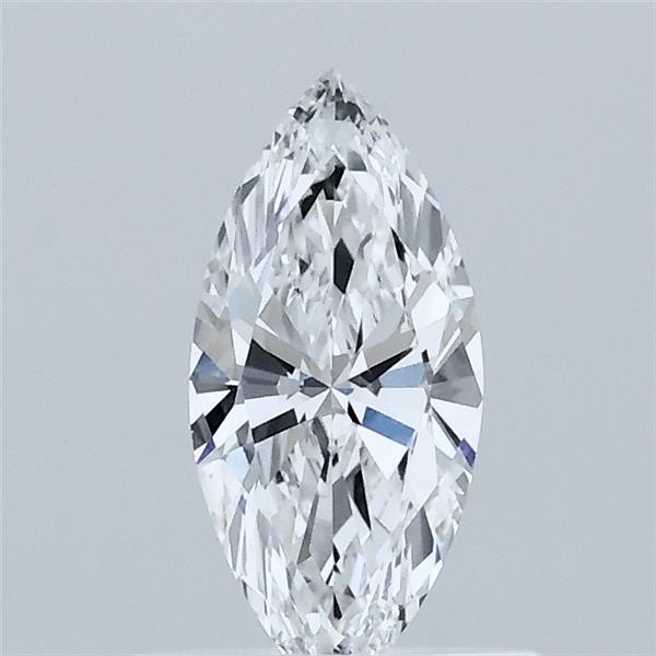 0.52 Carat Marquise Lab Grown Diamond, Very Good Polish, E Color, VVS2 Clarity