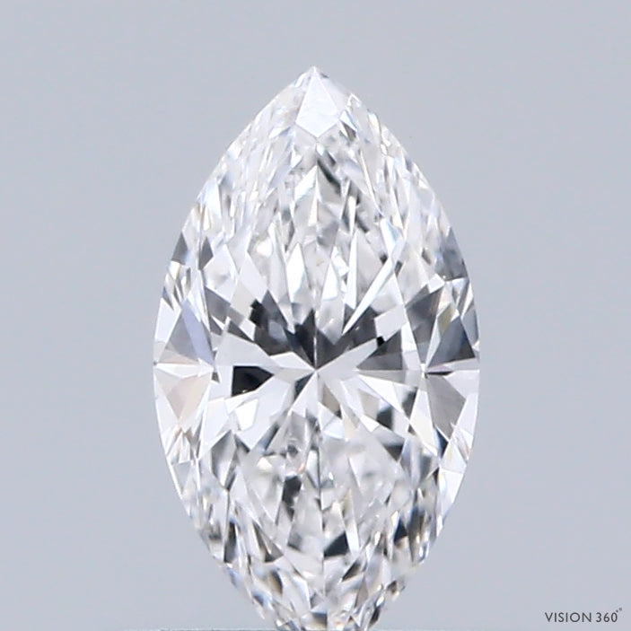 0.55 Carat Marquise Lab Grown Diamond, Very Good Polish, E Color, VVS1 Clarity