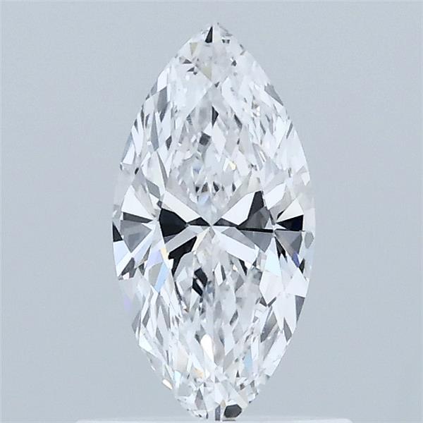 0.56 Carat Marquise Lab Grown Diamond, Very Good Polish, D Color, VVS2 Clarity