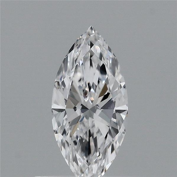 0.56 Carat Marquise Lab Grown Diamond, Very Good Polish, D Color, VVS2 Clarity