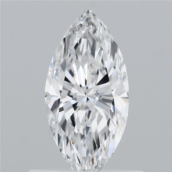 0.62 Carat Marquise Lab Grown Diamond, Very Good Polish, D Color, VS1 Clarity