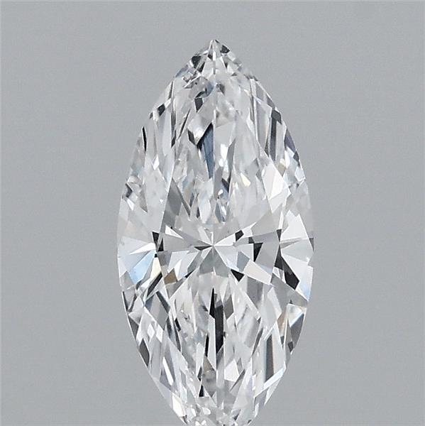 0.63 Carat Marquise Lab Grown Diamond, Very Good Polish, E Color, VVS2 Clarity
