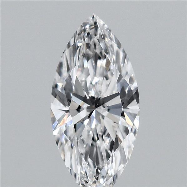 0.66 Carat Marquise Lab Grown Diamond, Very Good Polish, D Color, VVS1 Clarity