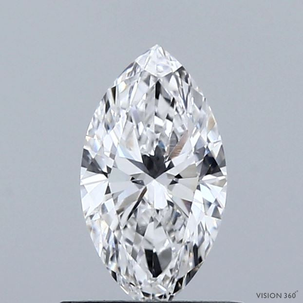 0.72 Carat Marquise Lab Grown Diamond, Very Good Polish, D Color, VVS2 Clarity