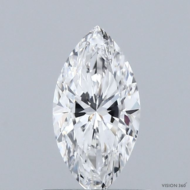 0.73 Carat Marquise Lab Grown Diamond, Excellent Polish, D Color, VS1 Clarity