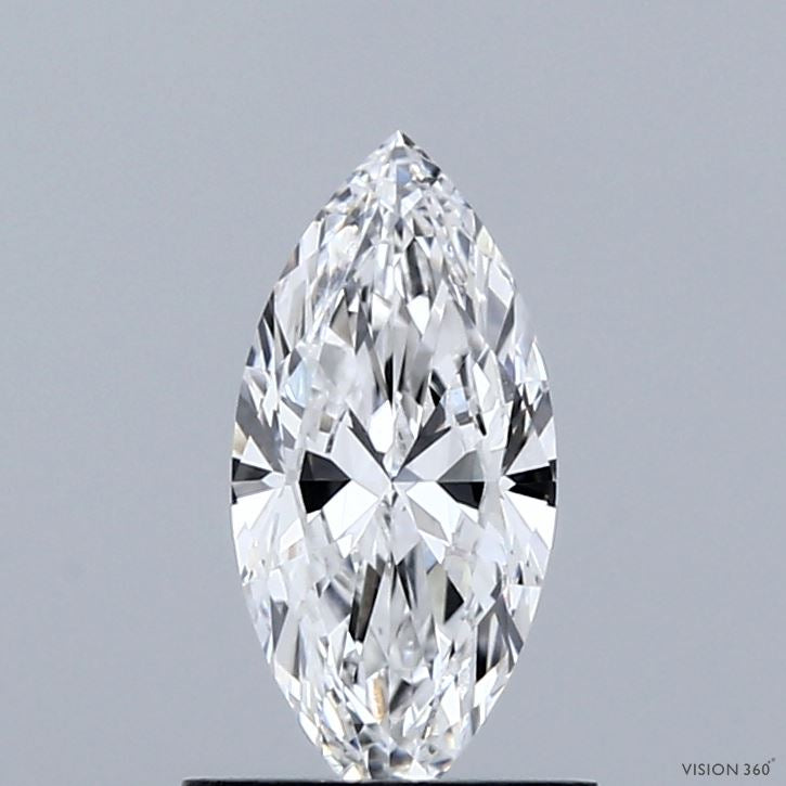 0.73 Carat Marquise Lab Grown Diamond, Excellent Polish, E Color, VVS2 Clarity
