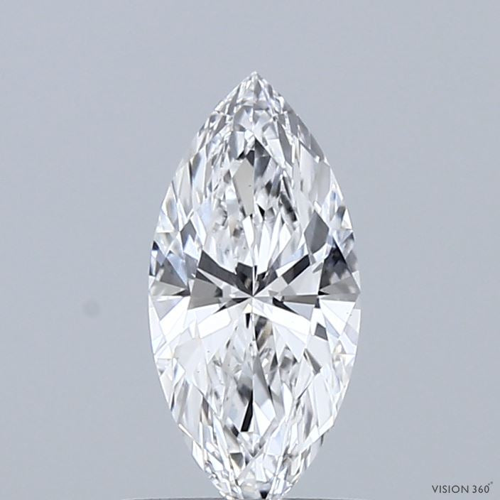 0.74 Carat Marquise Lab Grown Diamond, Excellent Polish, D Color, VS1 Clarity