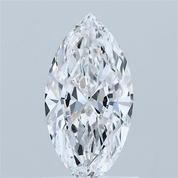0.89 Carat Marquise Lab Grown Diamond, Excellent Polish, D Color, VVS2 Clarity