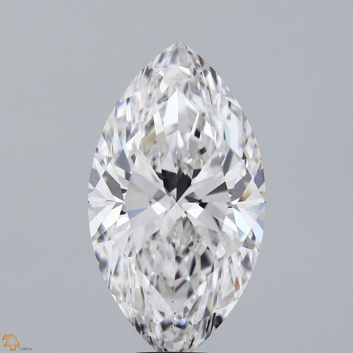 11.66 Carat Marquise Lab Grown Diamond, Excellent Polish, E Color, VS1 Clarity
