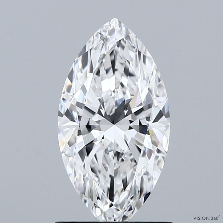 1.22 Carat Marquise Lab Grown Diamond, Excellent Polish, D Color, VVS2 Clarity