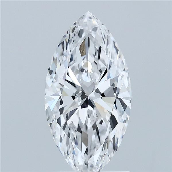 1.58 Carat Marquise Lab Grown Diamond, Excellent Polish, D Color, VS1 Clarity