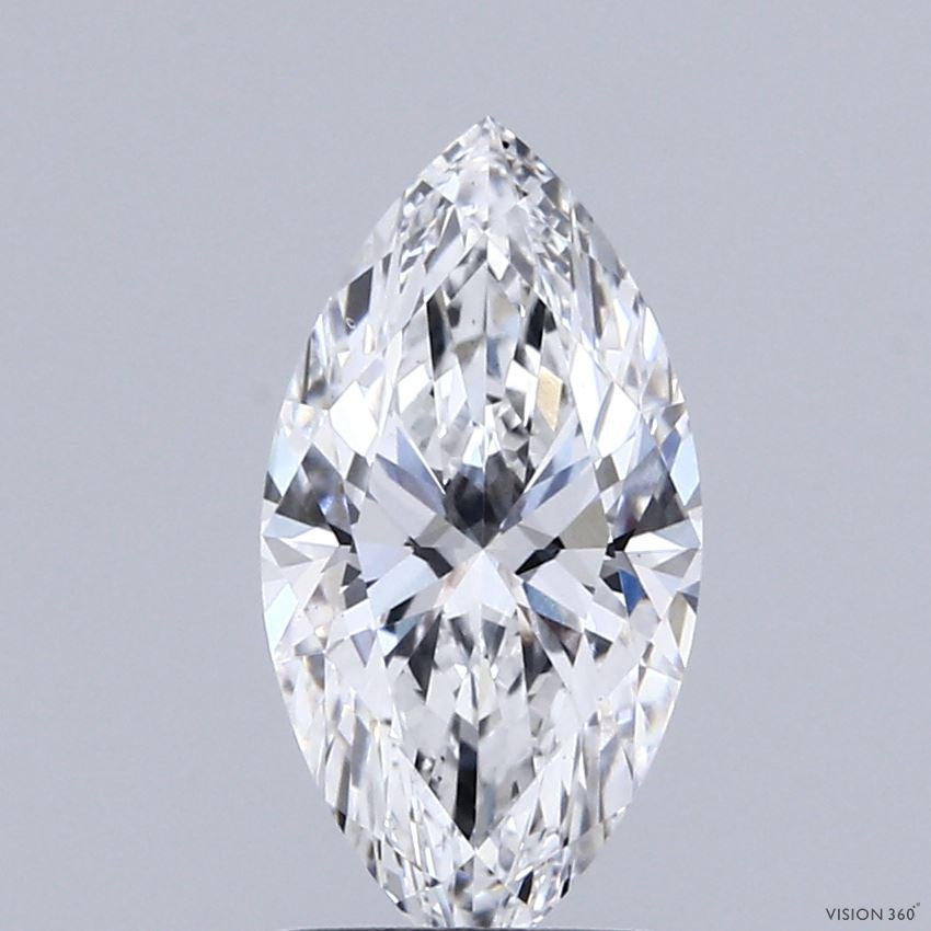 1.61 Carat Marquise Lab Grown Diamond, Excellent Polish, D Color, VS2 Clarity