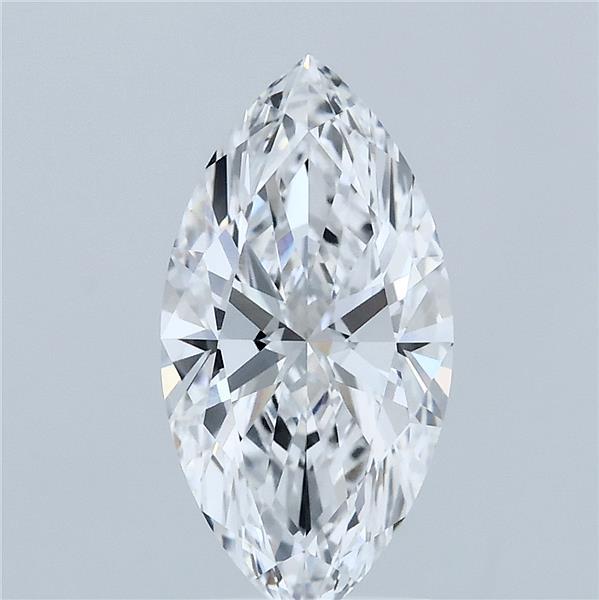 2.03 Carat Marquise Lab Grown Diamond, Excellent Polish, D Color, VVS1 Clarity
