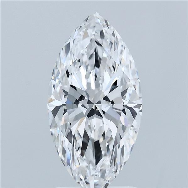 2.05 Carat Marquise Lab Grown Diamond, Excellent Polish, D Color, VS1 Clarity