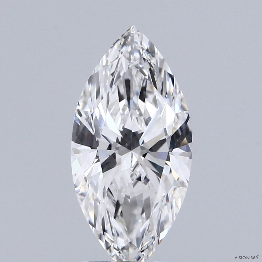 2.06 Carat Marquise Lab Grown Diamond, Excellent Polish, E Color, VVS1 Clarity