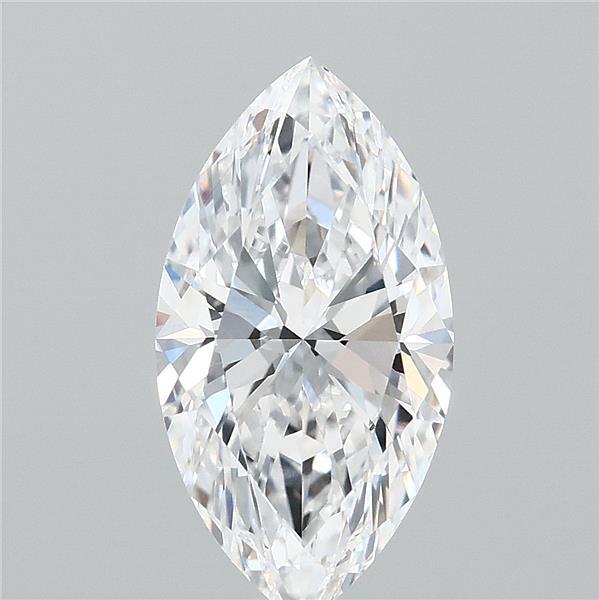 2.19 Carat Marquise Lab Grown Diamond, Excellent Polish, D Color, VVS1 Clarity
