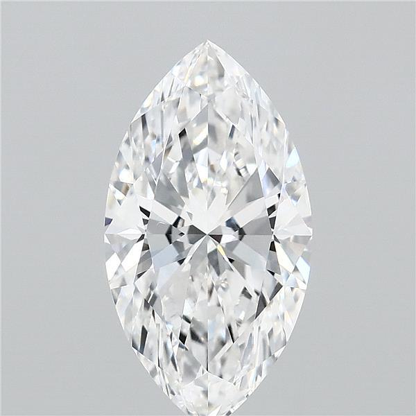 2.59 Carat Marquise Lab Grown Diamond, Excellent Polish, F Color, VVS2 Clarity