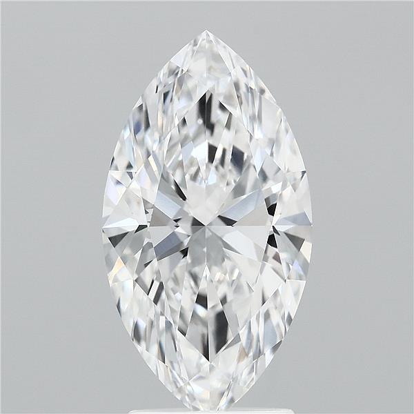 2.82 Carat Marquise Lab Grown Diamond, Excellent Polish, E Color, VVS2 Clarity