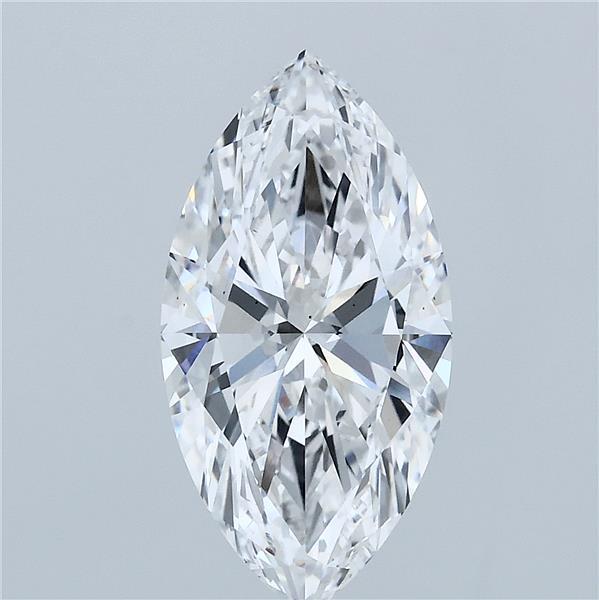 3.00 Carat Marquise Lab Grown Diamond, Excellent Polish, D Color, VS1 Clarity