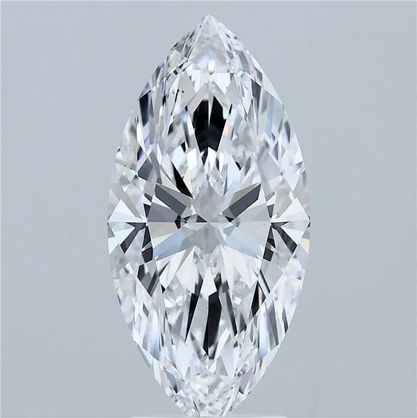 3.25 Carat Marquise Lab Grown Diamond, Excellent Polish, D Color, VS1 Clarity