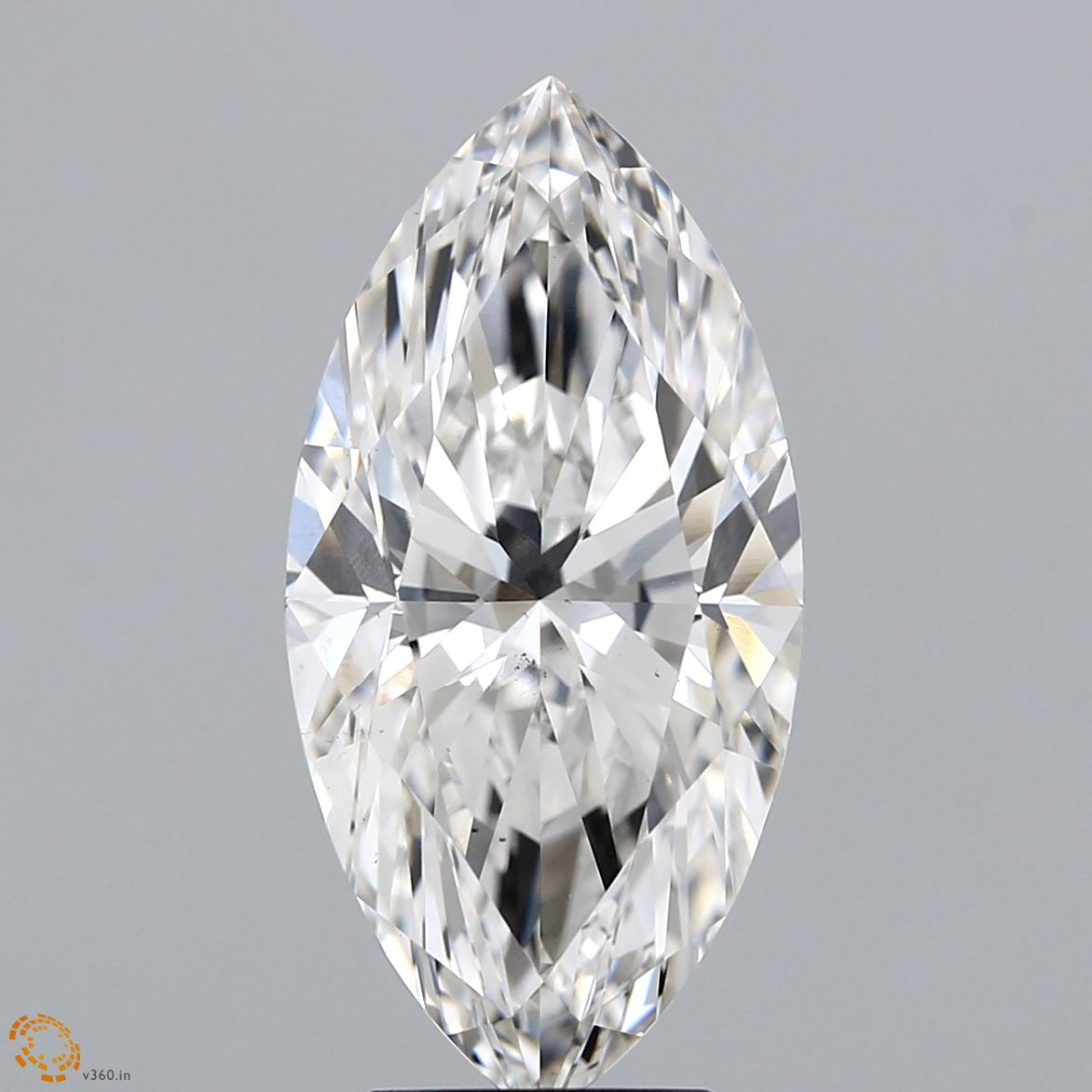 5.01 Carat Marquise Lab Grown Diamond, Excellent Polish, G Color, VS2 Clarity
