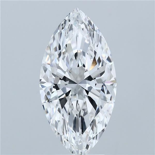 5.04 Carat Marquise Lab Grown Diamond, Excellent Polish, E Color, VS1 Clarity