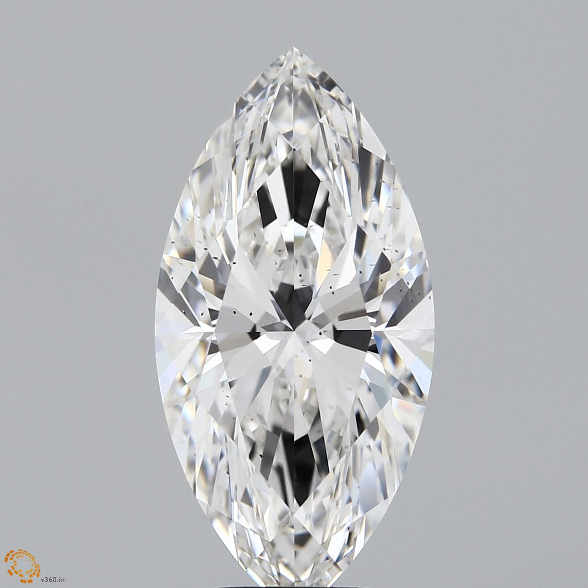 6.01 Carat Marquise Lab Grown Diamond, Excellent Polish, F Color, SI1 Clarity