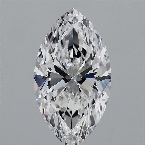 6.12 Carat Marquise Lab Grown Diamond, Excellent Polish, D Color, VS1 Clarity
