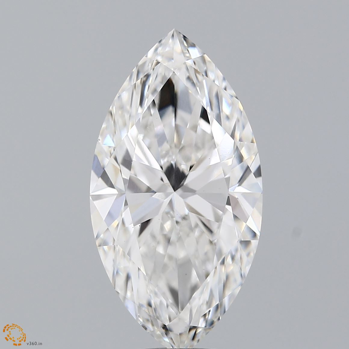 6.13 Carat Marquise Lab Grown Diamond, Excellent Polish, F Color, VS1 Clarity