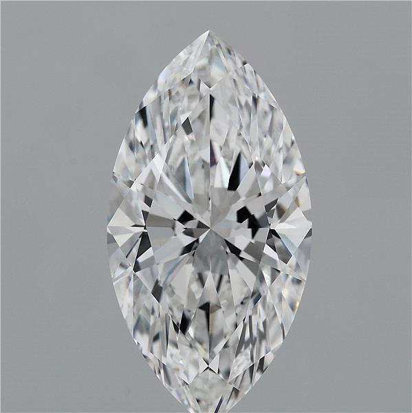 6.57 Carat Marquise Lab Grown Diamond, Excellent Polish, F Color, VVS2 Clarity
