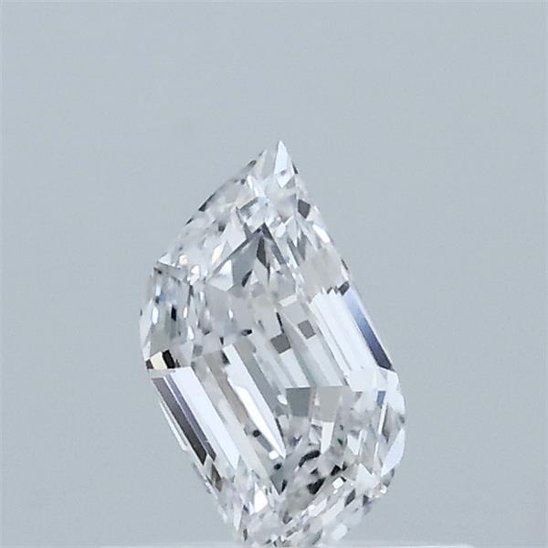 0.41 Carat Modified Leaf Step Cut Lab Grown Diamond, Excellent Polish, D Color, VVS2 Clarity