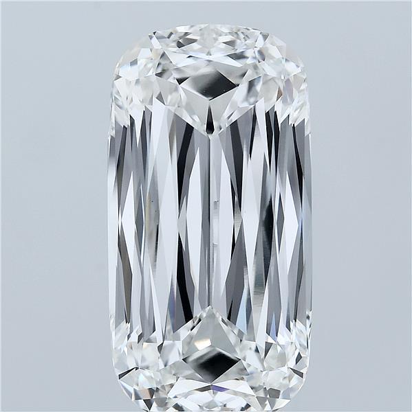 10.26 Carat Modified Rectangular Cushion Mixed Cut Lab Grown Diamond, Excellent Polish, F Color, VVS2 Clarity